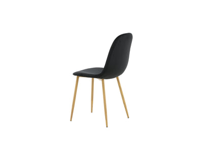 Polar spisebordsstol - sort, natur - billede 5