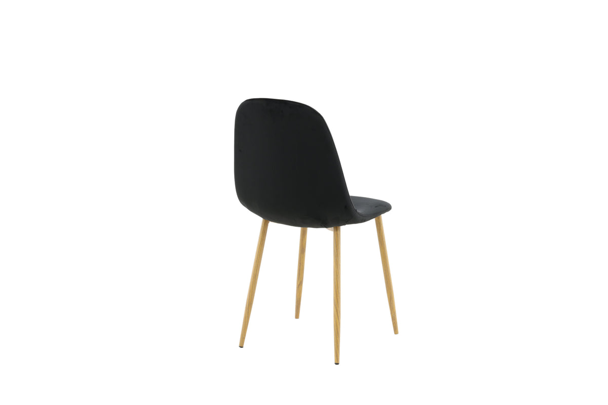 Polar spisebordsstol - sort, natur - billede 8