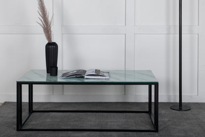 Rock 2.0 sofabord - 120 × 60 cm - sort, hvid - billede 4