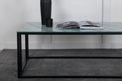 Rock 2.0 sofabord - 120 × 60 cm - sort, hvid - billede 5
