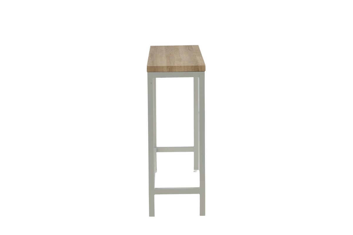 Rise sidebord - 110 × 30 cm - grå, natur - billede 10