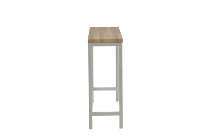 Rise sidebord - 110 × 30 cm - grå, natur - billede 10