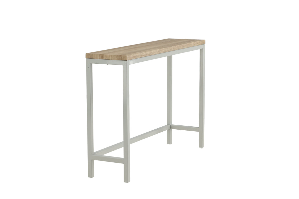 Rise sidebord - 110 × 30 cm - grå, natur - billede 11
