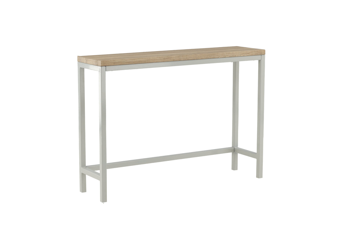 Rise sidebord - 110 × 30 cm - grå, natur - billede 12