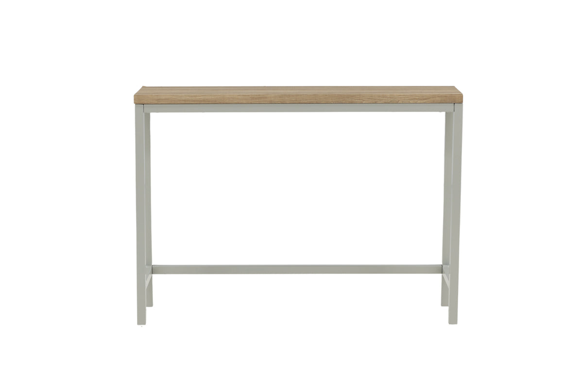 Rise sidebord - 110 × 30 cm - grå, natur - billede 1