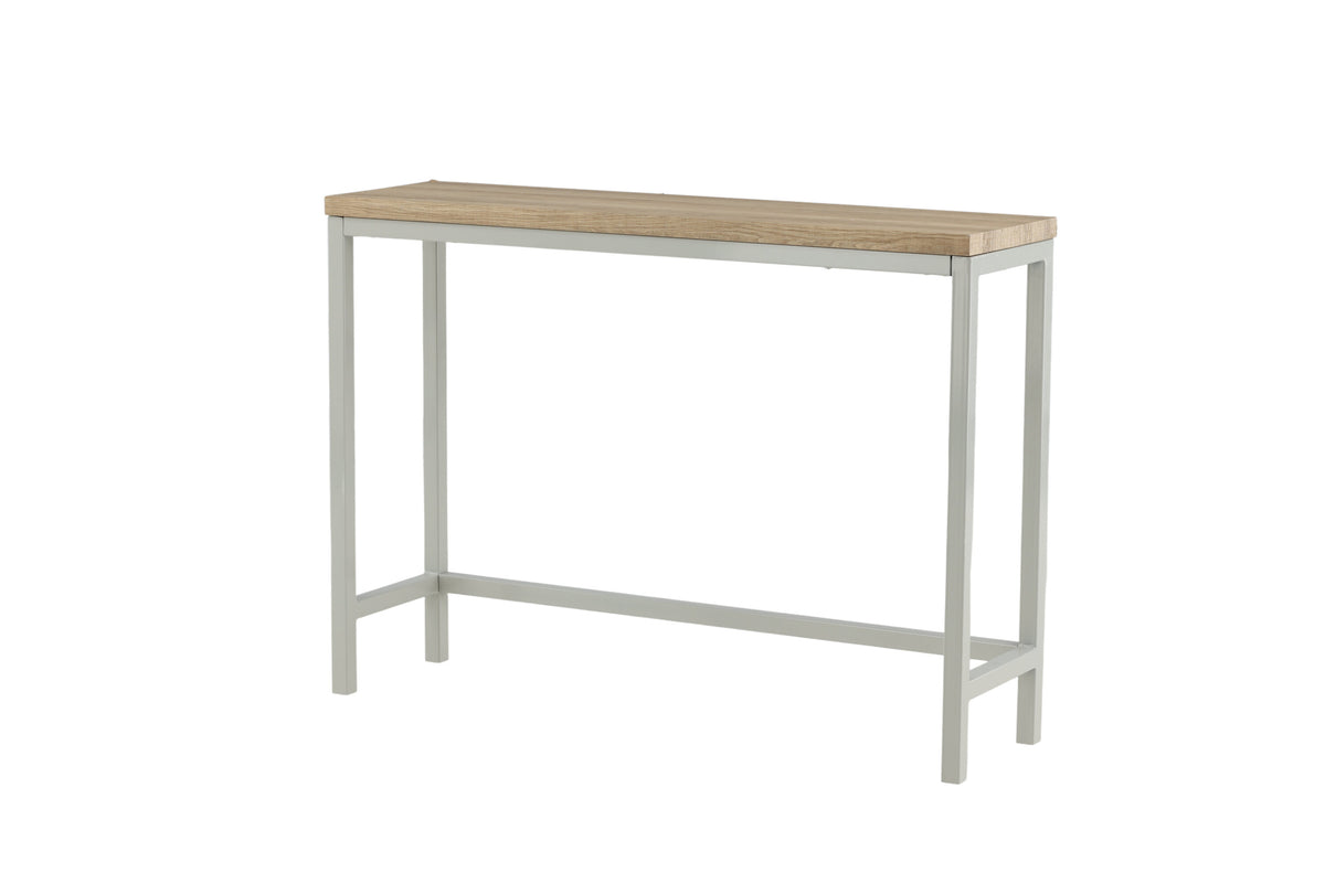 Rise sidebord - 110 × 30 cm - grå, natur - billede 2