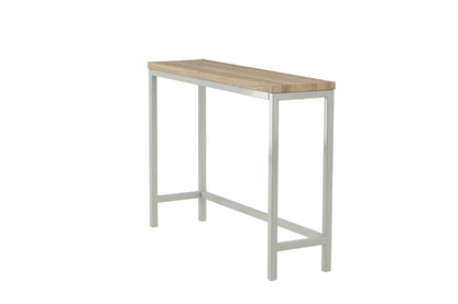 Rise sidebord - 110 × 30 cm - grå, natur - billede 3