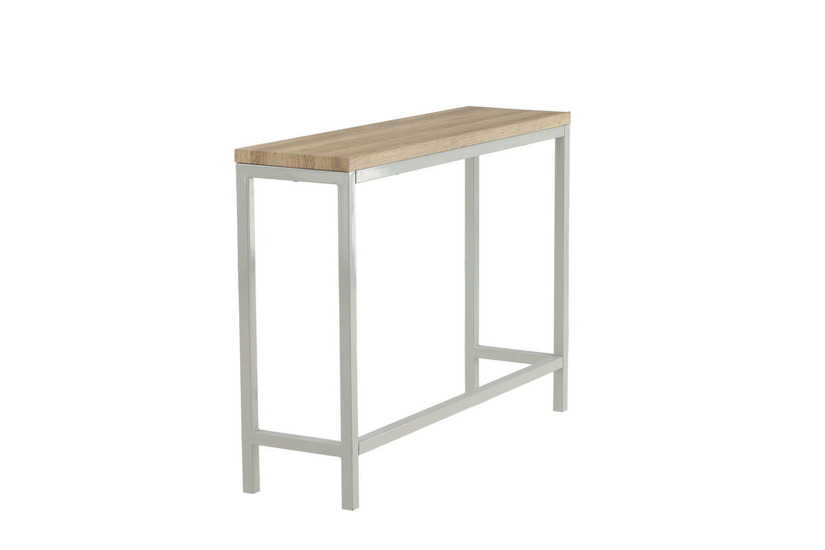 Rise sidebord - 110 × 30 cm - grå, natur - billede 5