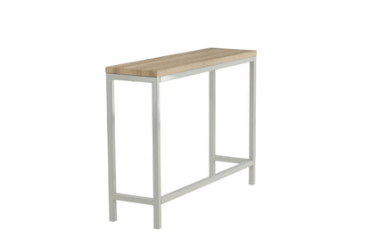 Rise sidebord - 110 × 30 cm - grå, natur - billede 5