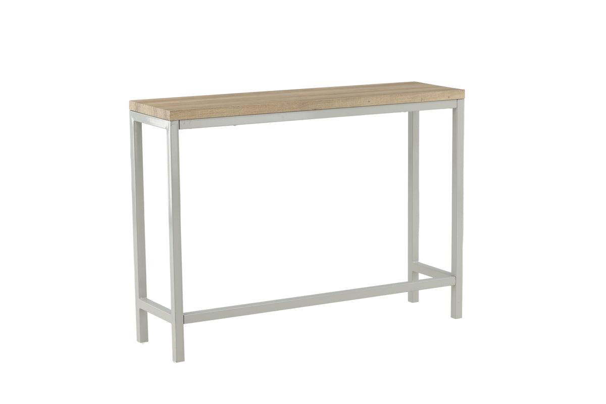 Rise sidebord - 110 × 30 cm - grå, natur - billede 6
