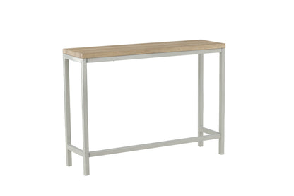 Rise sidebord - 110 × 30 cm - grå, natur - billede 6