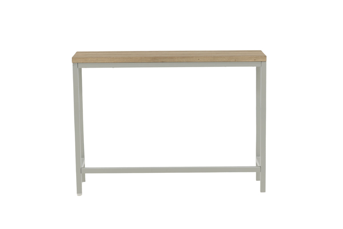 Rise sidebord - 110 × 30 cm - grå, natur - billede 7