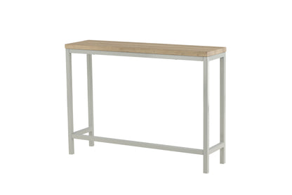 Rise sidebord - 110 × 30 cm - grå, natur - billede 8