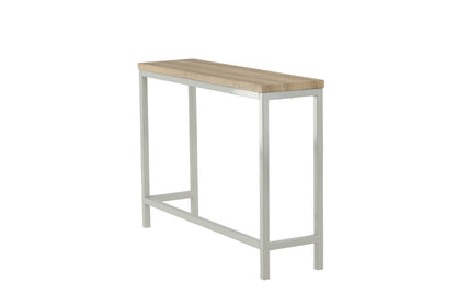 Rise sidebord - 110 × 30 cm - grå, natur - billede 9