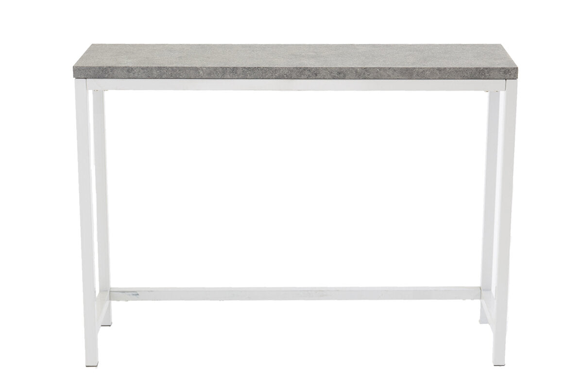 Rise sidebord - 110 × 30 cm - hvid, grå - billede 1