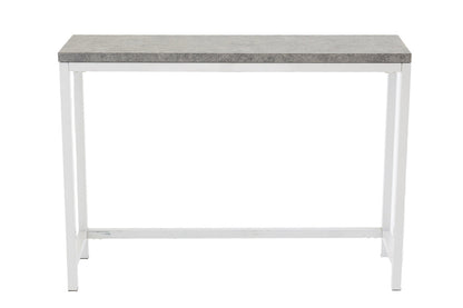 Rise sidebord - 110 × 30 cm - hvid, grå - billede 1