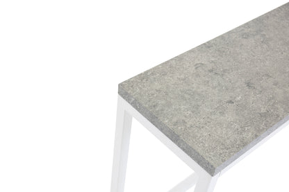 Rise sidebord - 110 × 30 cm - hvid, grå - billede 3