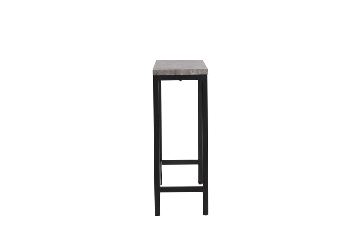 Rise sidebord - 110 × 30 cm - sort, grå - billede 13