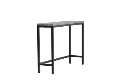 Rise sidebord - 110 × 30 cm - sort, grå - billede 14
