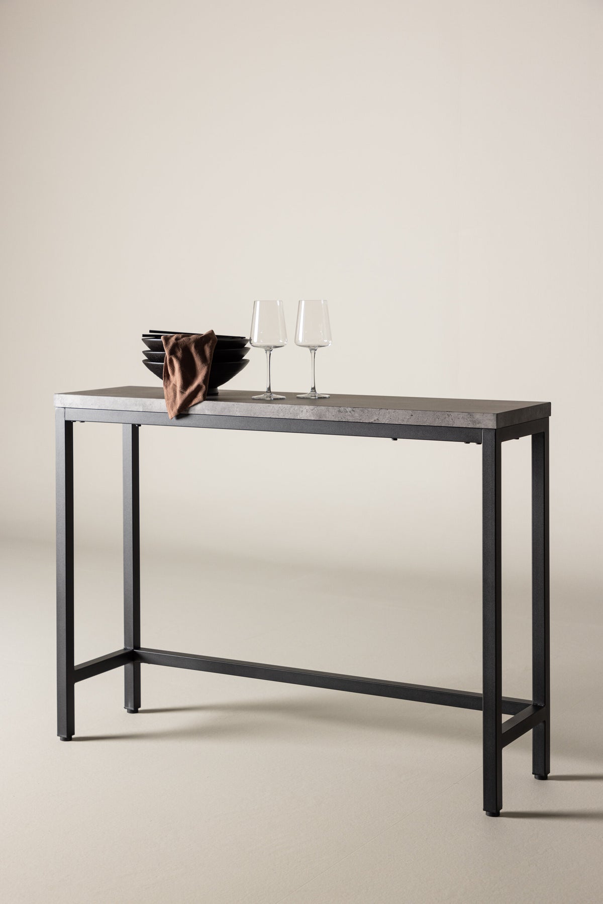 Rise sidebord - 110 × 30 cm - sort, grå - billede 30