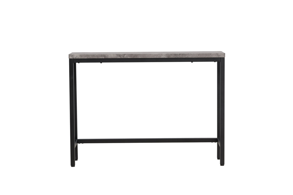 Rise sidebord - 110 × 30 cm - sort, grå - billede 1