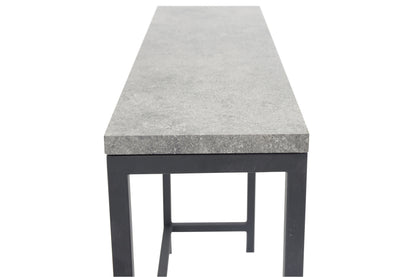 Rise sidebord - 110 × 30 cm - sort, grå - billede 4