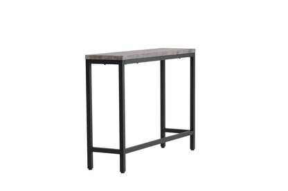 Rise sidebord - 110 × 30 cm - sort, grå - billede 8