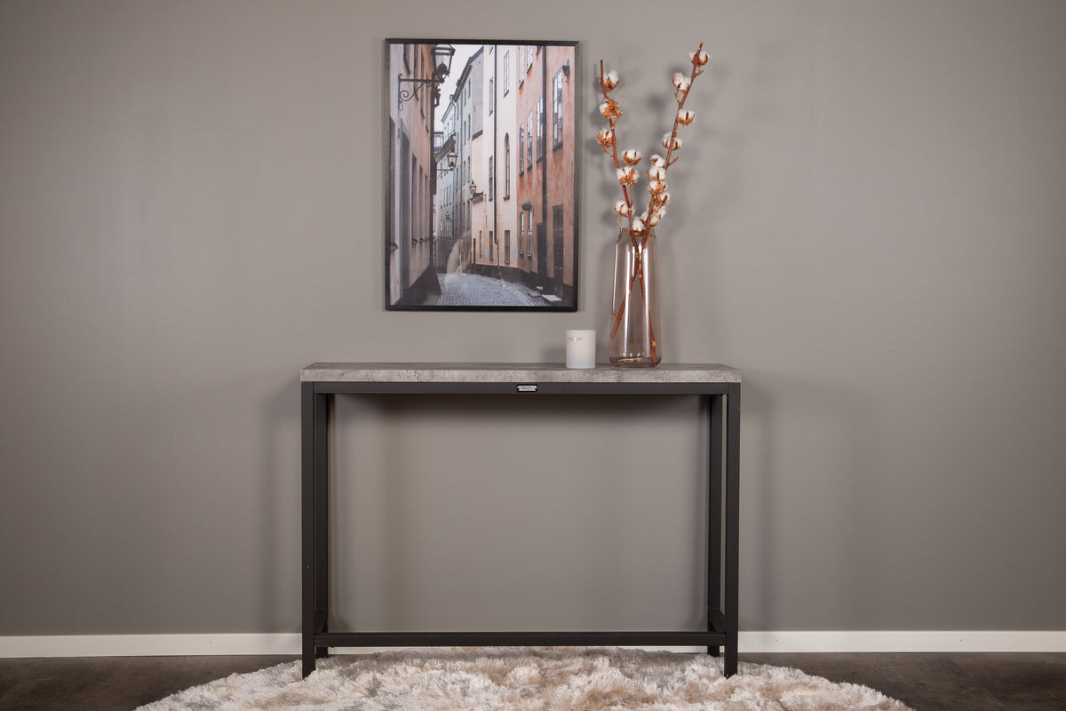 Rise sidebord - 110 × 30 cm - sort, grå - billede 19