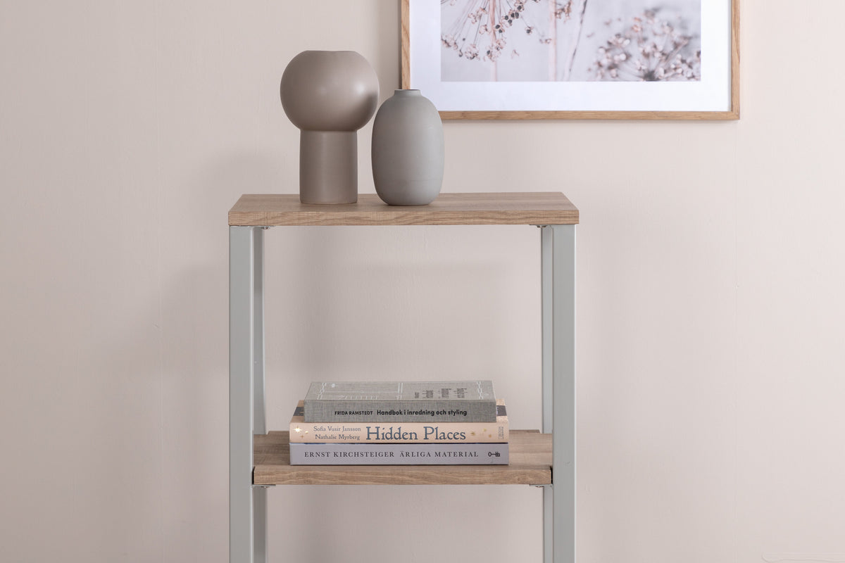 Rise sengebord - 45 × 30 cm - grå, natur - billede 8
