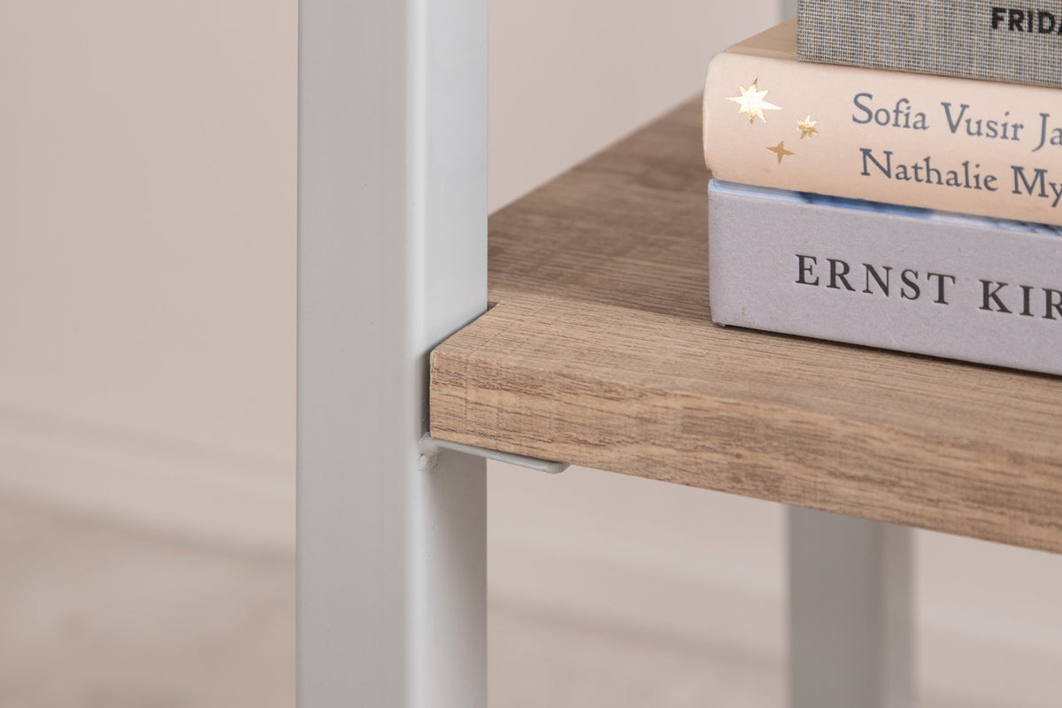 Rise sengebord - 45 × 30 cm - grå, natur - billede 12