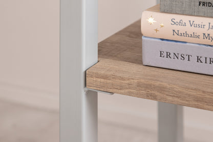 Rise sengebord - 45 × 30 cm - grå, natur - billede 12