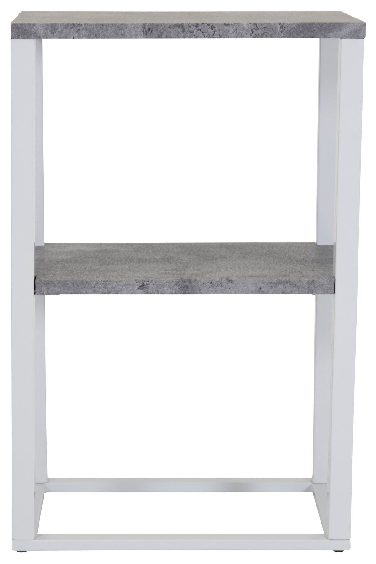 Rise sengebord - 45 × 30 cm - hvid, grå - billede 7