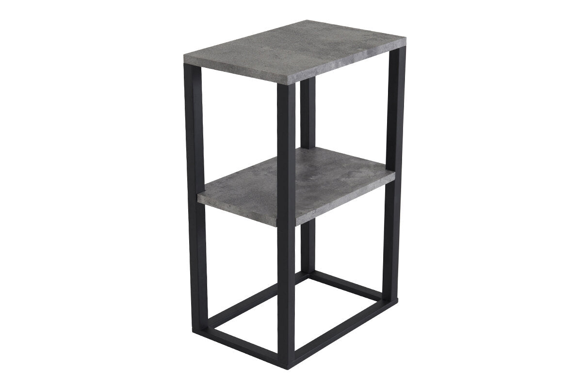 Rise sengebord - 45 × 30 cm - sort, grå - billede 1