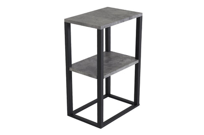 Rise sengebord - 45 × 30 cm - sort, grå - billede 1