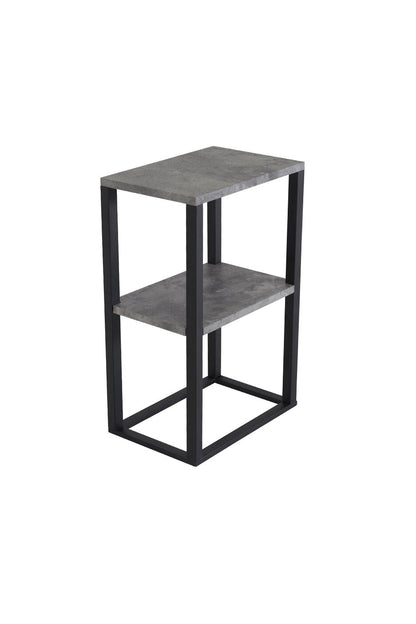 Rise sengebord - 45 × 30 cm - sort, grå - billede 5