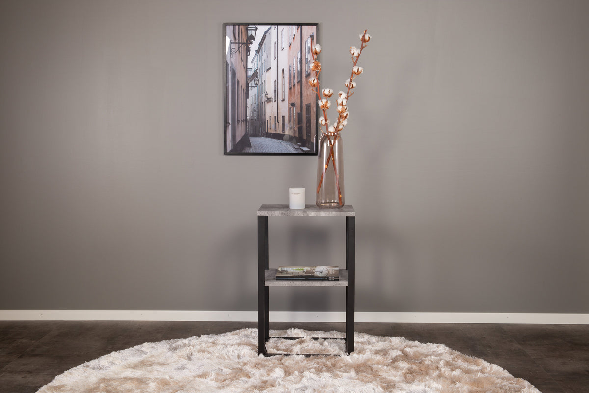 Rise sengebord - 45 × 30 cm - sort, grå - billede 4