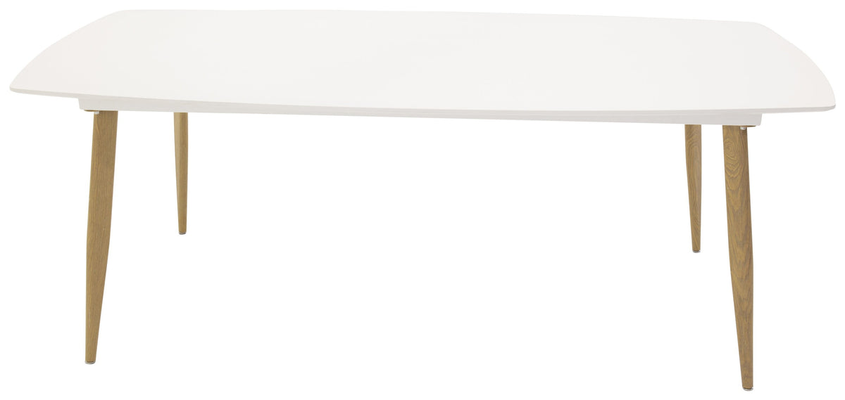 Polar spisebord - 240 × 100 cm - natur, hvid - billede 1