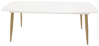 Polar spisebord - 240 × 100 cm - natur, hvid - billede 1