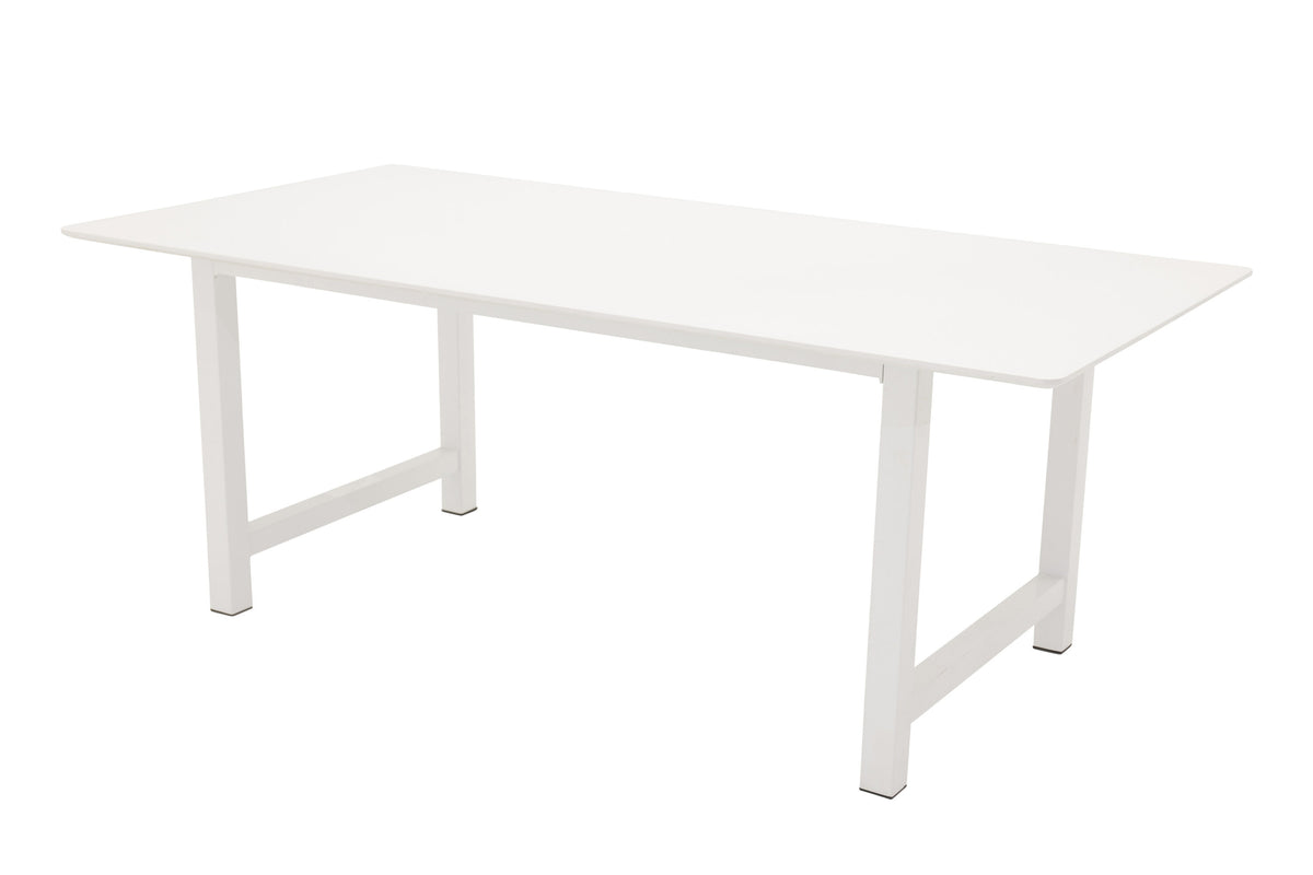 Count spisebord - 220 × 100 cm - hvid - billede 1