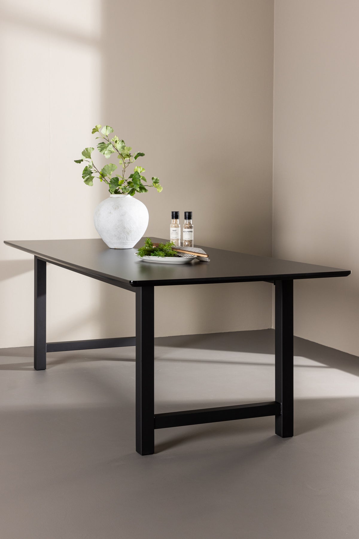 Count spisebord - 220 × 100 cm - sort - billede 16