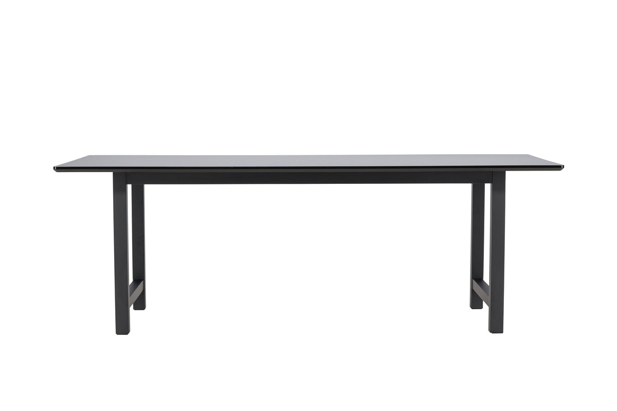 Count spisebord - 220 × 100 cm - sort - billede 4