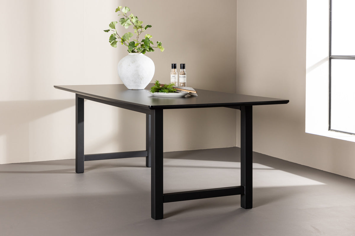 Count spisebord - 220 × 100 cm - sort - billede 13