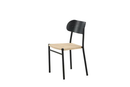 Polly spisebordsstole - sort, natur - 2 stk. - billede 4