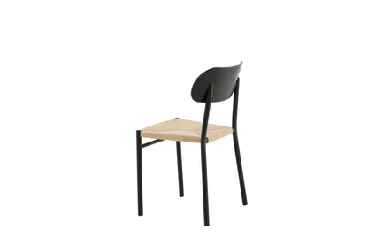 Polly spisebordsstole - sort, natur - 2 stk. - billede 6