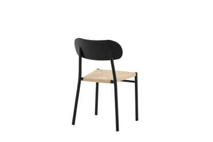 Polly spisebordsstole - sort, natur - 2 stk. - billede 9