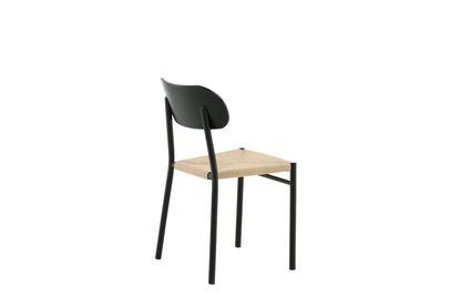 Polly spisebordsstole - sort, natur - 2 stk. - billede 10