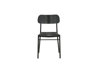 Polly Spisebordsstol 2-stk Sort