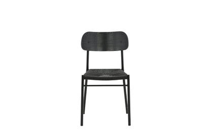 Polly spisebordsstole - sort - 2 stk. - billede 1