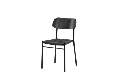 Polly Spisebordsstol 2-stk Sort