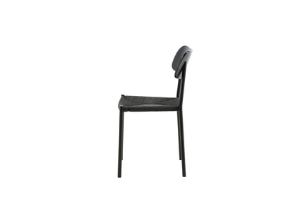Polly Spisebordsstol 2-stk Sort